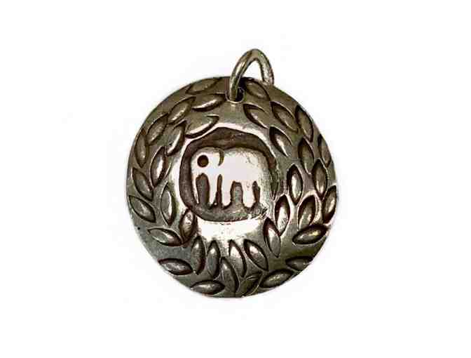 Artisan Made Hill Tribe Silver Elephant Pendant on Sterling Silver Chain