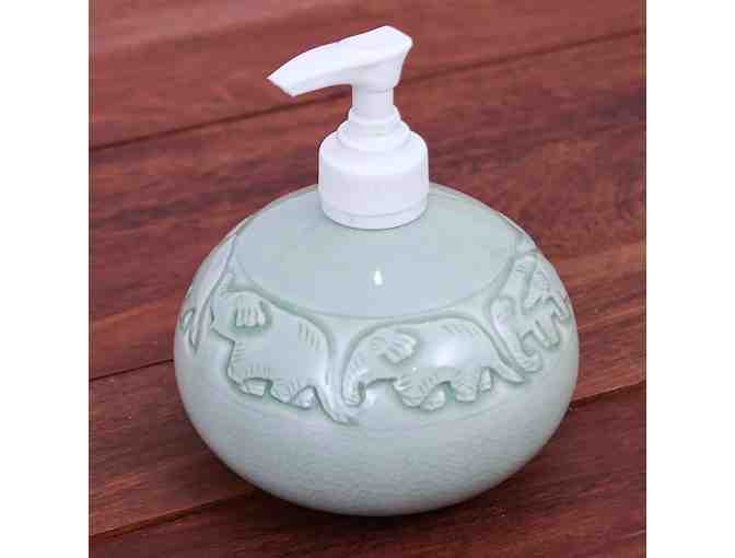 Artisan Made Ceramic Soap Dispenser