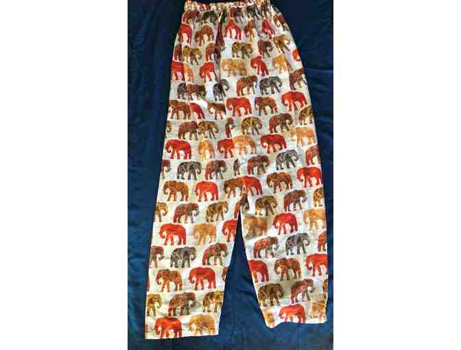 Elephant Print Yoga / Sleepware - Regular Leg