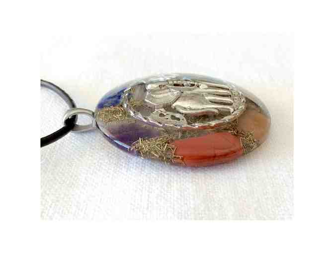 7 Chakra Healing Stones Necklace with Amethyst Set