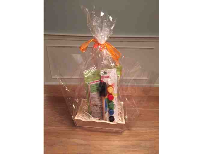 Organic Gourmet Pancake Basket and Art Set from Nu3Kidz - Beet Root & Quinoa
