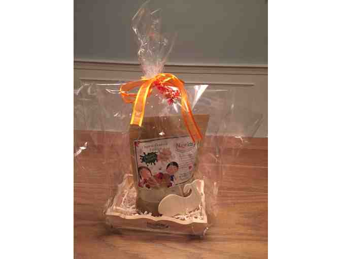 Organic Gourmet Pancake Basket and Art Set from Nu3Kidz - Spinach & Quinoa