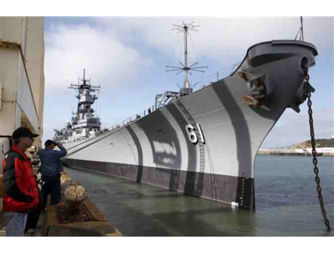 BATTLESHIP IOWA - Two (2) adult tickets to USS Battleship IOWA #2
