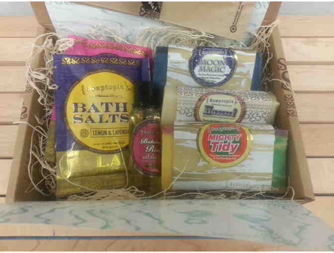 Soaptopia - Yummy Box of Handmade Soaps, Salts & Oil