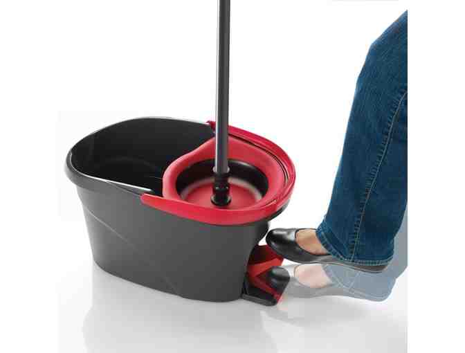 O-Cedar Microfiber EasyWring Spin Mop & Bucket System, 3 pc