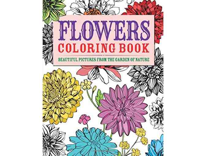 Set of Coloring Books - Flower Design (#1)
