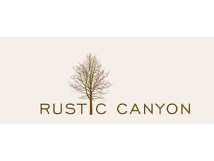 $150 Gift Card to Rustic Canyon