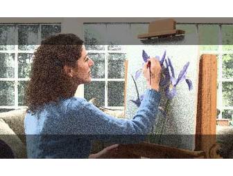 Irises - Green, giclee by Julie Leff