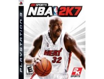 Playstation 3 and NBA 2K7 Game