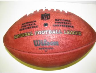 Official NFL Football Autographed By Pittsburgh Steeler #83 Heath Miller