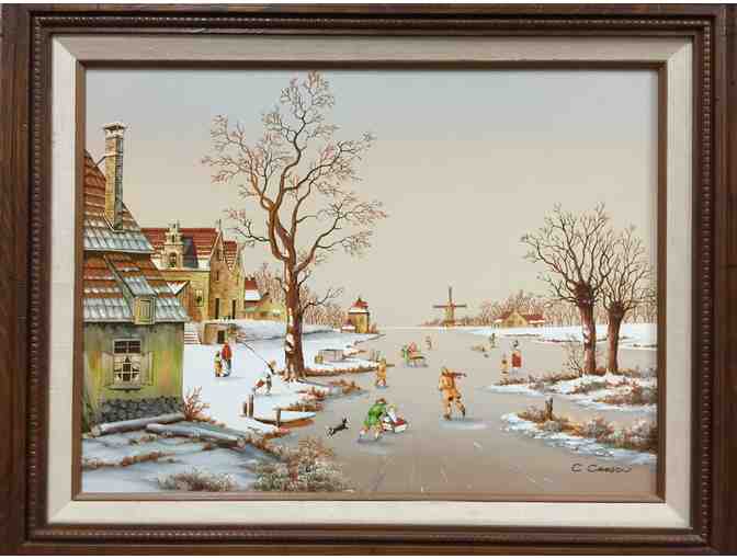 Set of 5 Country Paintings