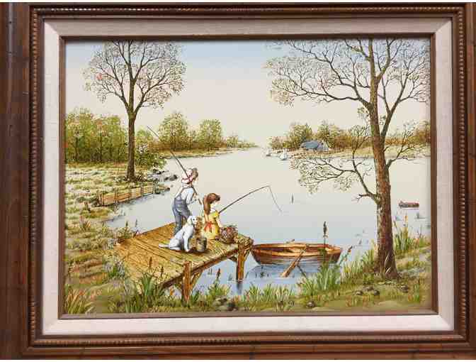 Set of 5 Country Paintings