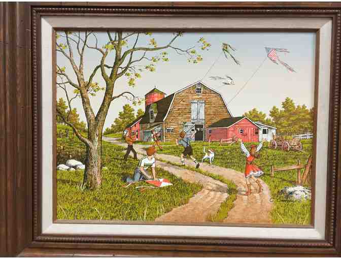 Set of 5 Country Paintings
