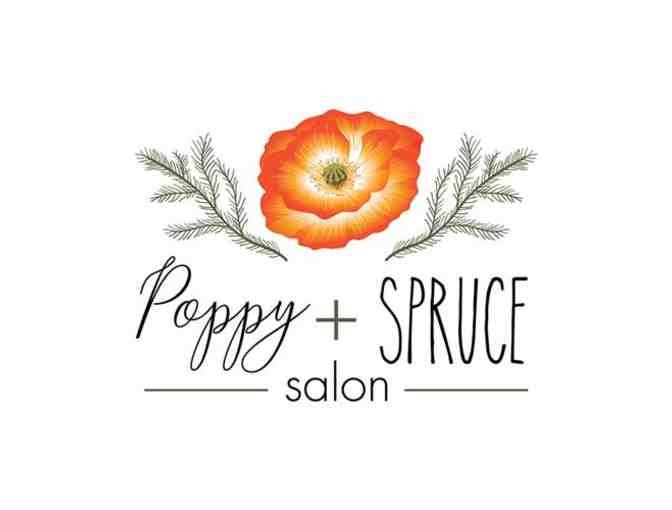 Haircut, Color, and Beauty Products at Poppy and Spruce Salon