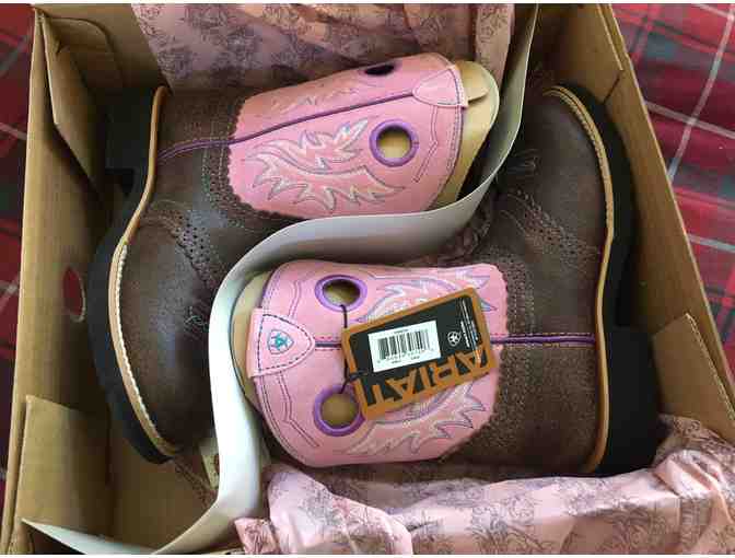 Kids' Pink Ariat Cowgirl Boots