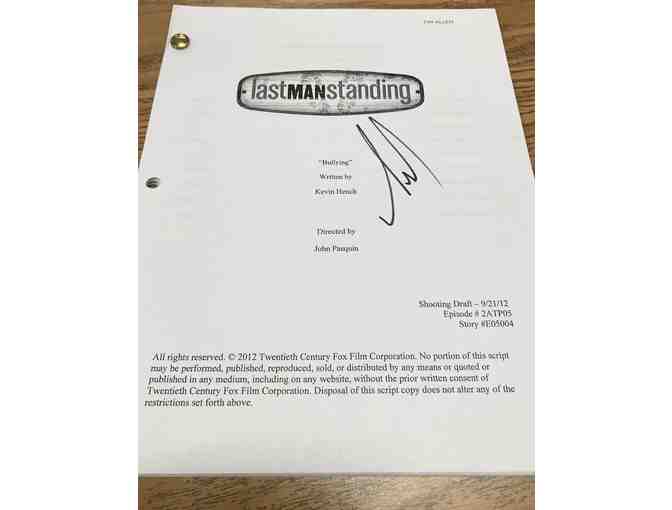Tim Allen Autographed Last Man Standing Script