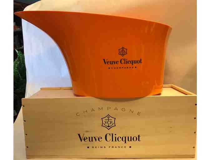 Veuve Cliquot Party Bottle and Vasque wine bucket