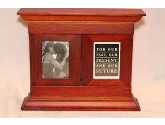 Wooden Sliding Display Photo Frame Great Gift Idea