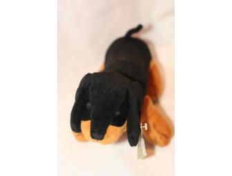 Black and Tan Dachshund Water Bottle Dog Toy