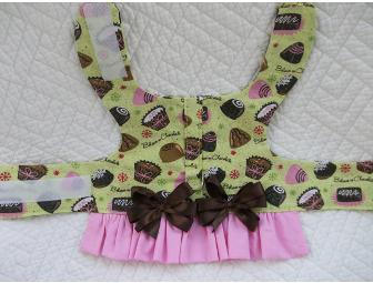 Handmade Glitter Holiday Candy Harness Vest for Dog or Cat