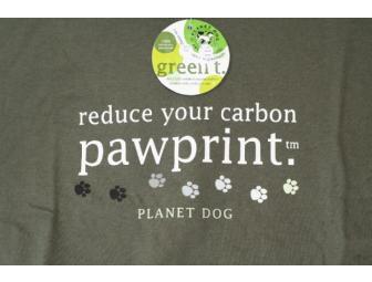 Planet Dog Reduce Your Carbon PawPrint 100% Cotton T-Shirt