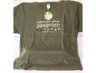 Planet Dog Reduce Your Carbon PawPrint 100% Cotton T-Shirt