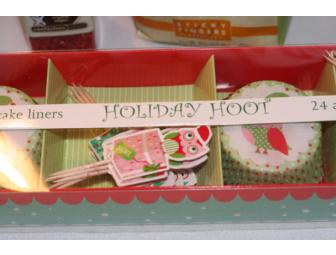 Holiday Baking Gift Package with Platter and Apron