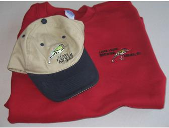 Lake Louie Brewing Hat and Sweatshirt