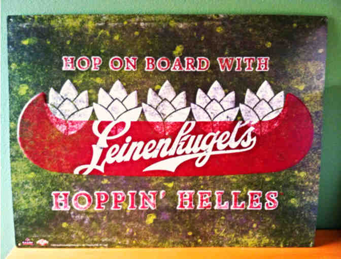 Leinenkugel's Glassware and Tin Tackers