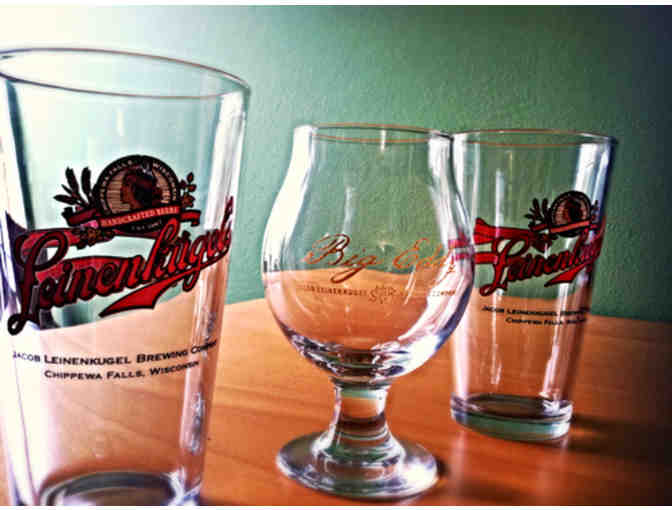 Leinenkugel's Glassware and Tin Tackers