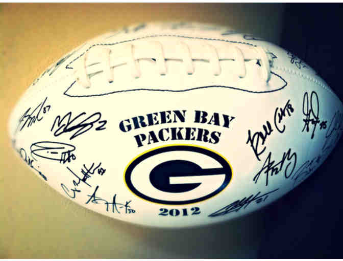 Green Bay Packers Commemorative Autographed Football