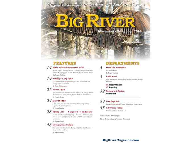 2-Day Namekagon River Trip for Two and Big River Magazine Subscription