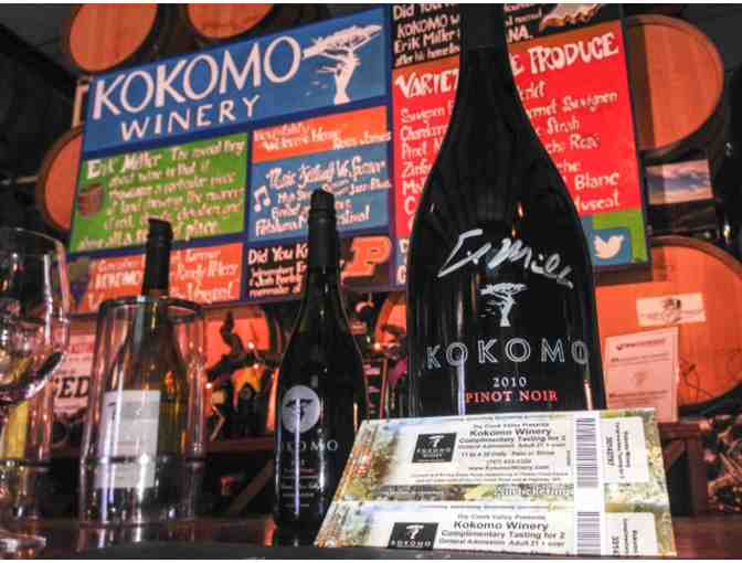 Kokomo Winery Tasting for 4 and a Magnum of wine!