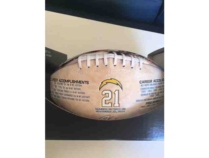 Chargers Commemorative Football for LaDainian Tomlinson - Photo 1