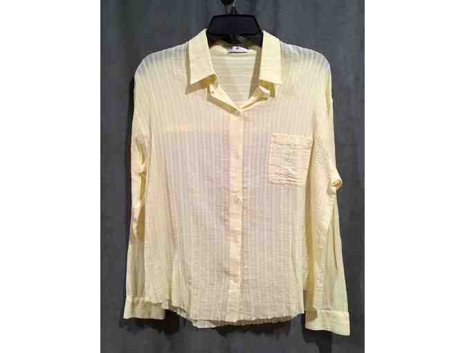 3 Socialite Shirts: Pocket Tee, Raw Hem Long-Sleeve, Ruffle Button Poplin - Photo 2