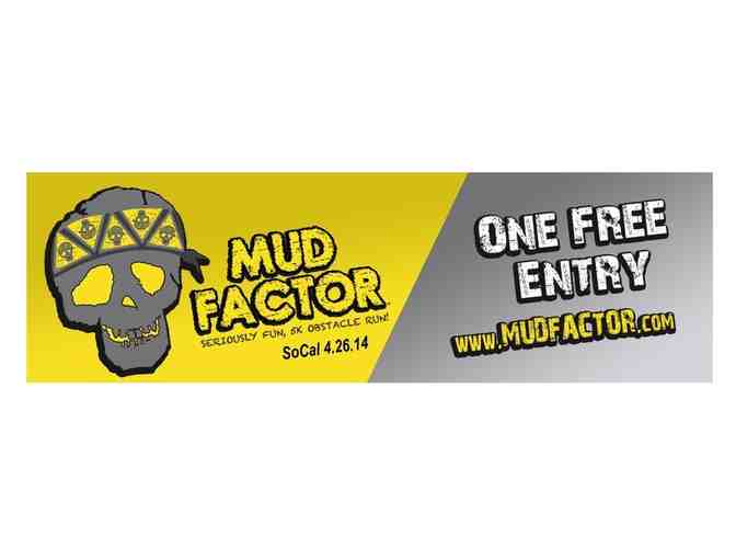 Mud Factor: 2 Registrations Fees for 5/11/19 Kidz/Family Wave Mud Run