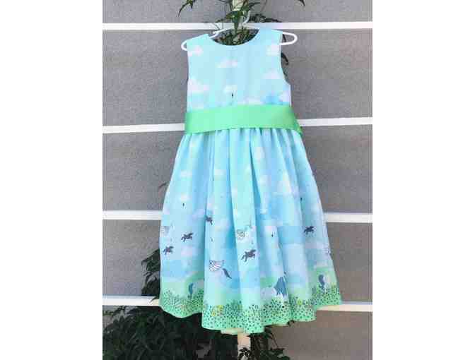 Custom Designed Children's Dress Handmade by Ragon Duffy of Mad Tea Designs
