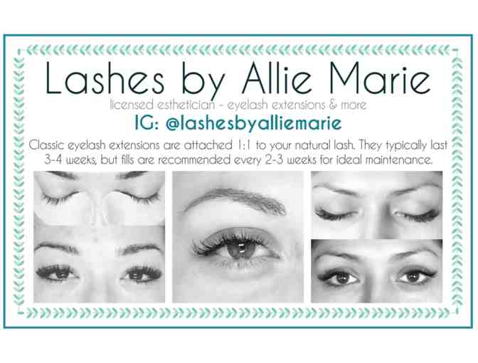 Lashes by Allie Marie: Full Set of Classic Eyelash Extensions and First Fill