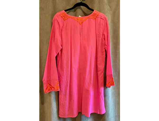 Barbara Gerwit Pink/Orange Embroidered Tunic