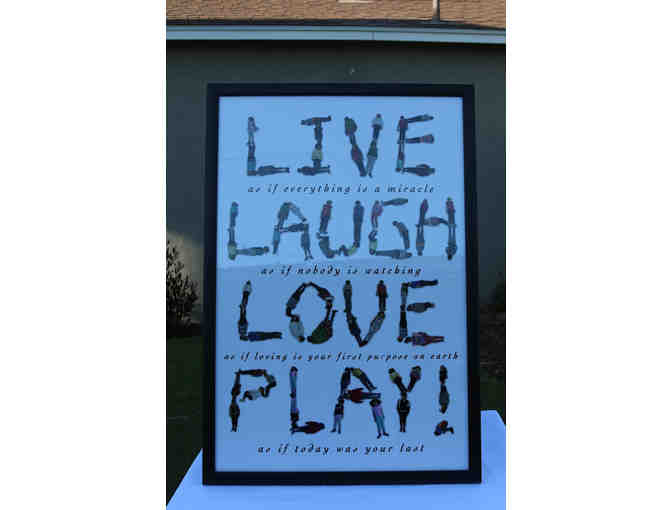 'Live Laugh Love Play' Art--1C