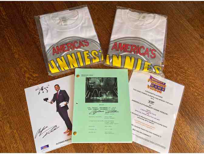 America's Funniest Home Videos: Signed Script and 2 T-Shirts