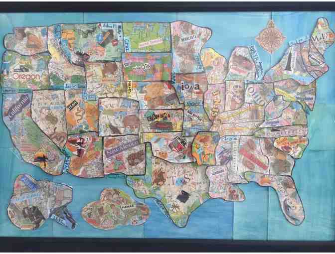 U.S. Map Collage - Ms. Heaslet's 5th Grade Class