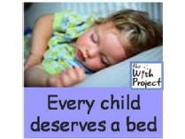 Sponsor a Bed for a Local Child