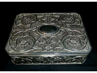 Godinger Sterling Silver Jewelry Box (large)