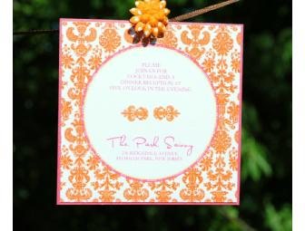 100 custom wedding invitations