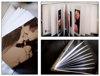 Engagement Session with Photo Sign in Book