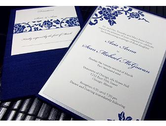 Custom Fabric Wedding Invitations