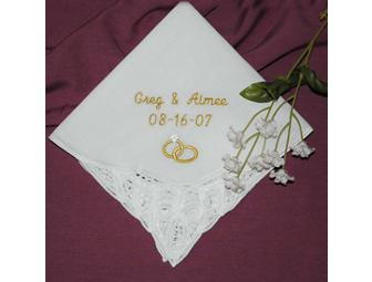 Personalized Wedding Handkerchiefs