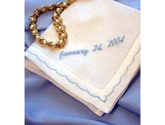 Personalized Wedding Handkerchiefs