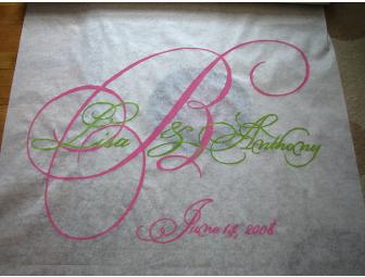 Customized Aisle Runner
